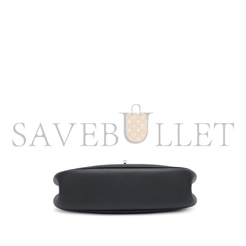 HERMÈS MASTER KELLY MOOVE BLACK SWIFT PALLADIUM HARDWARE (20*11.5*6cm)